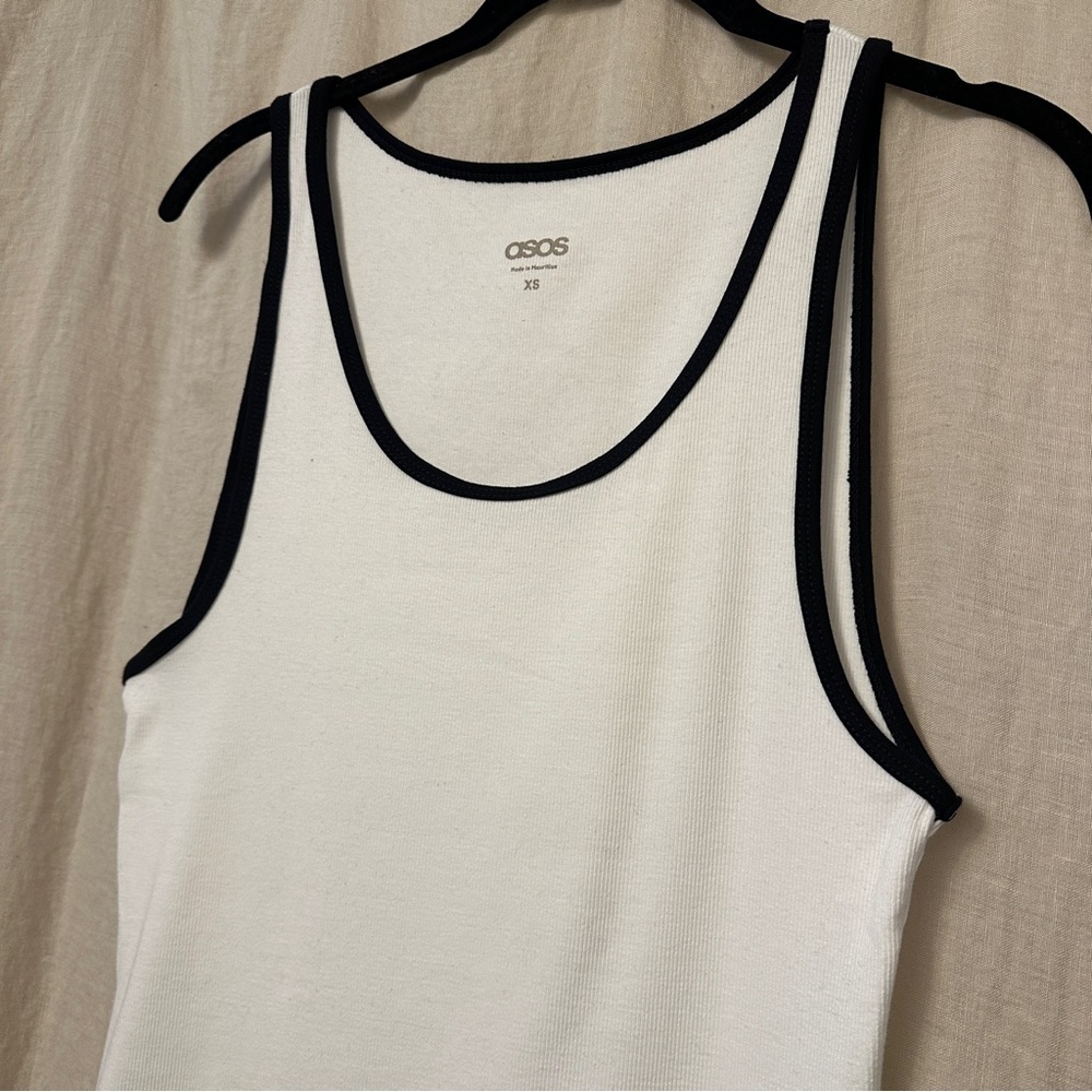 ASOS Contrast Trim Tank Top - Picture 2 of 5